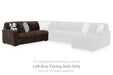 Midnight-Madness Sectional with Chaise - Dream Home Furniture & Mattress (Waite Park, MN)