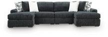 Midnight-Madness Sectional with Chaise - Dream Home Furniture & Mattress (Waite Park, MN)