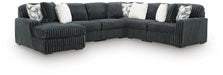 Midnight-Madness Sectional with Chaise - Dream Home Furniture & Mattress (Waite Park, MN)