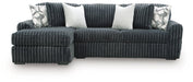 Midnight-Madness Sectional Sofa with Chaise - Dream Home Furniture & Mattress (Waite Park, MN)