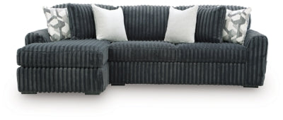 Midnight-Madness Sectional Sofa with Chaise - Dream Home Furniture & Mattress (Waite Park, MN)