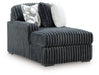 Midnight-Madness Double Chaise 3-Piece Sectional - Dream Home Furniture & Mattress (Waite Park, MN)