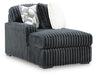 Midnight-Madness Sectional with Chaise - Dream Home Furniture & Mattress (Waite Park, MN)