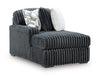 Midnight-Madness Sectional Sofa with Chaise - Dream Home Furniture & Mattress (Waite Park, MN)