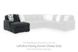 Midnight-Madness Sectional with Chaise - Dream Home Furniture & Mattress (Waite Park, MN)