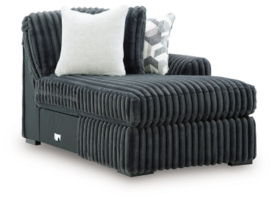 Midnight-Madness Sectional Sofa with Chaise - Dream Home Furniture & Mattress (Waite Park, MN)