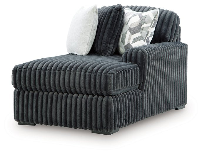 Midnight-Madness Sectional Sofa with Chaise - Dream Home Furniture & Mattress (Waite Park, MN)