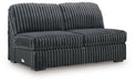 Midnight-Madness Double Chaise 3-Piece Sectional - Dream Home Furniture & Mattress (Waite Park, MN)