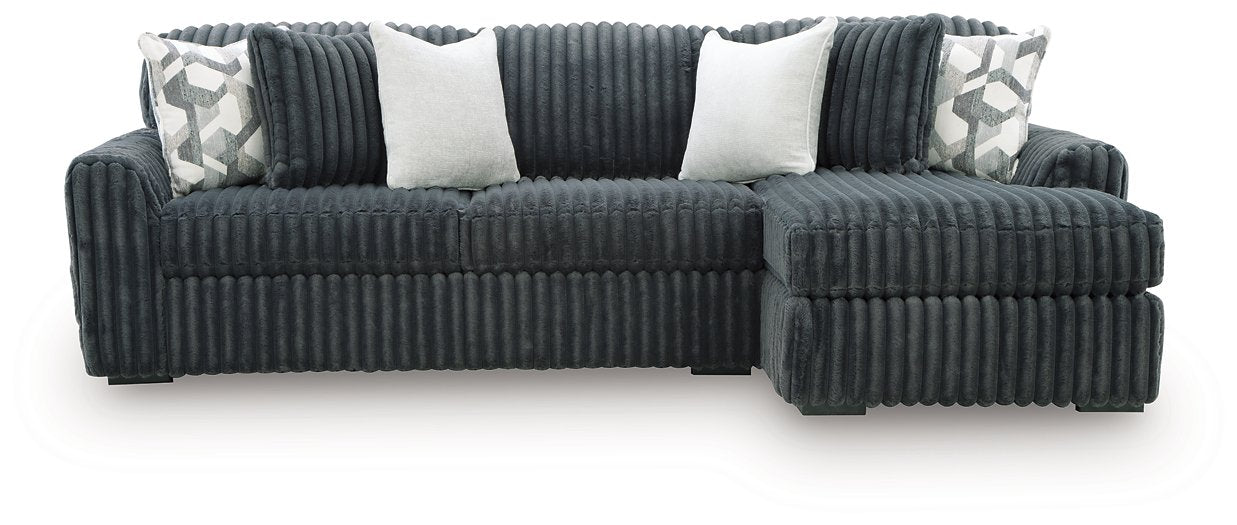 Midnight-Madness Sectional Sofa with Chaise - Dream Home Furniture & Mattress (Waite Park, MN)