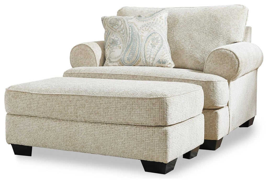 Monaghan Oversized Chair and Ottoman - Dream Home Furniture & Mattress (Waite Park, MN)