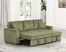 Yves Sectional Green - Dream Home Furniture & Mattress (Waite Park, MN)