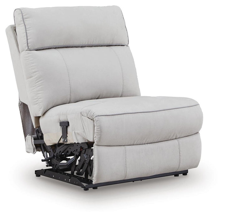 Social Pointe Reclining Sectional with Storage Consoles - Dream Home Furniture & Mattress (Waite Park, MN)