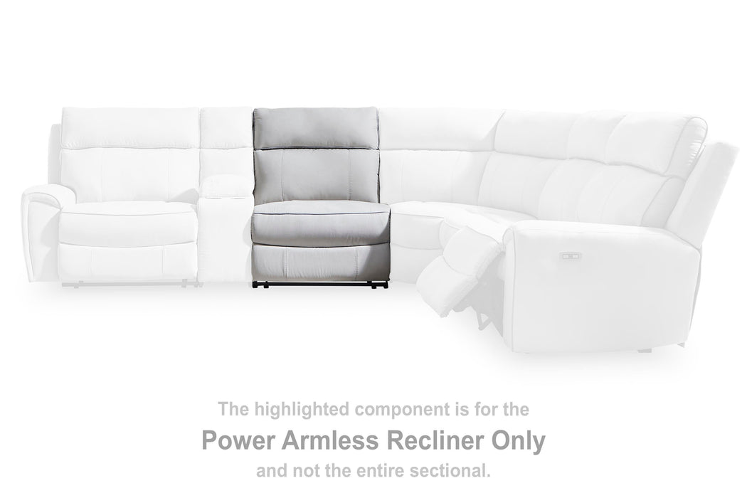 Social Pointe Reclining Sectional with Storage Consoles - Dream Home Furniture & Mattress (Waite Park, MN)