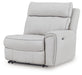 Social Pointe Reclining Sectional with Storage Consoles - Dream Home Furniture & Mattress (Waite Park, MN)