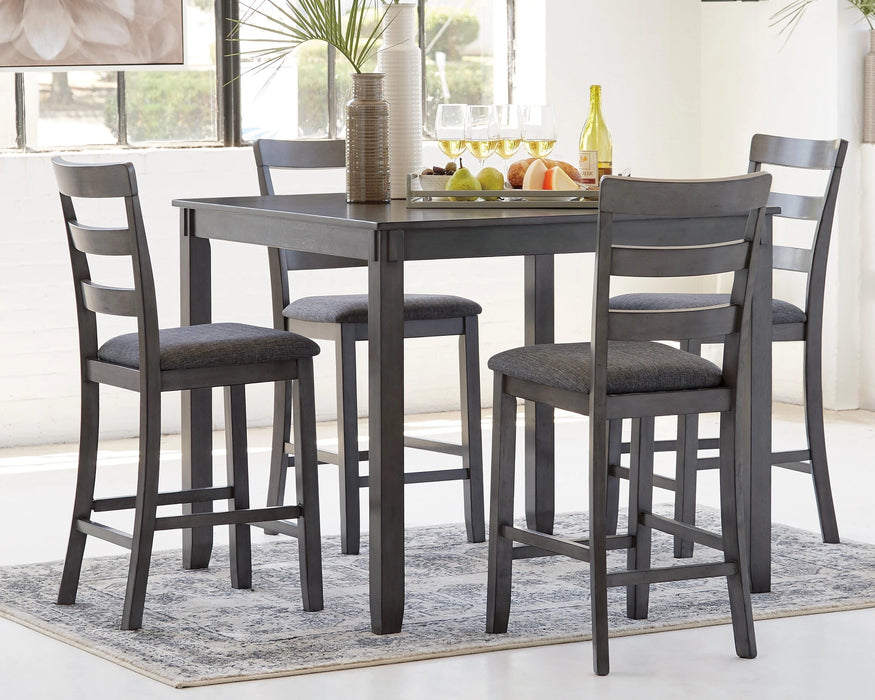 Bridson Counter Height Dining Table and Bar Stools (Set of 5) - Dream Home Furniture & Mattress (Waite Park, MN)