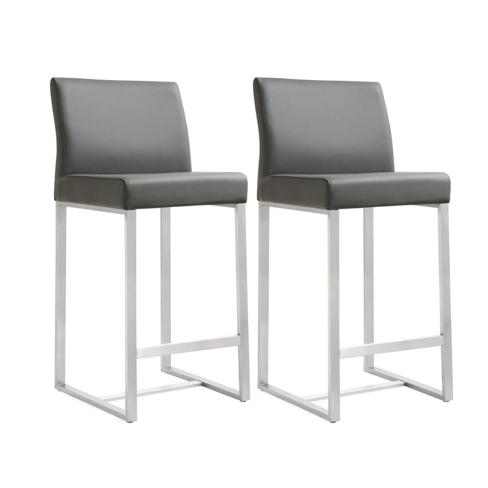 Denmark Performance Vegan Leather Stool - Set of 2