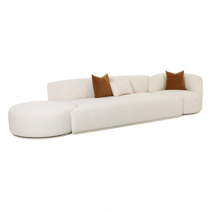 Fickle Cream Boucle Modular Sofa