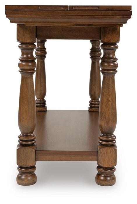 Sturlayne Flip Top Sofa Table - Dream Home Furniture & Mattress (Waite Park, MN)