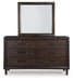 Dantenton Dresser and Mirror - Dream Home Furniture & Mattress (Waite Park, MN)