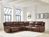 DeepWakes Power Reclining Sectional - Dream Home Furniture & Mattress (Waite Park, MN)