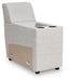 Modmax II Power Reclining Sectional with Chaise and Audio Console - Dream Home Furniture & Mattress (Waite Park, MN)