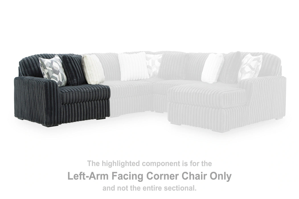 Midnight-Madness Sectional Sofa - Dream Home Furniture & Mattress (Waite Park, MN)