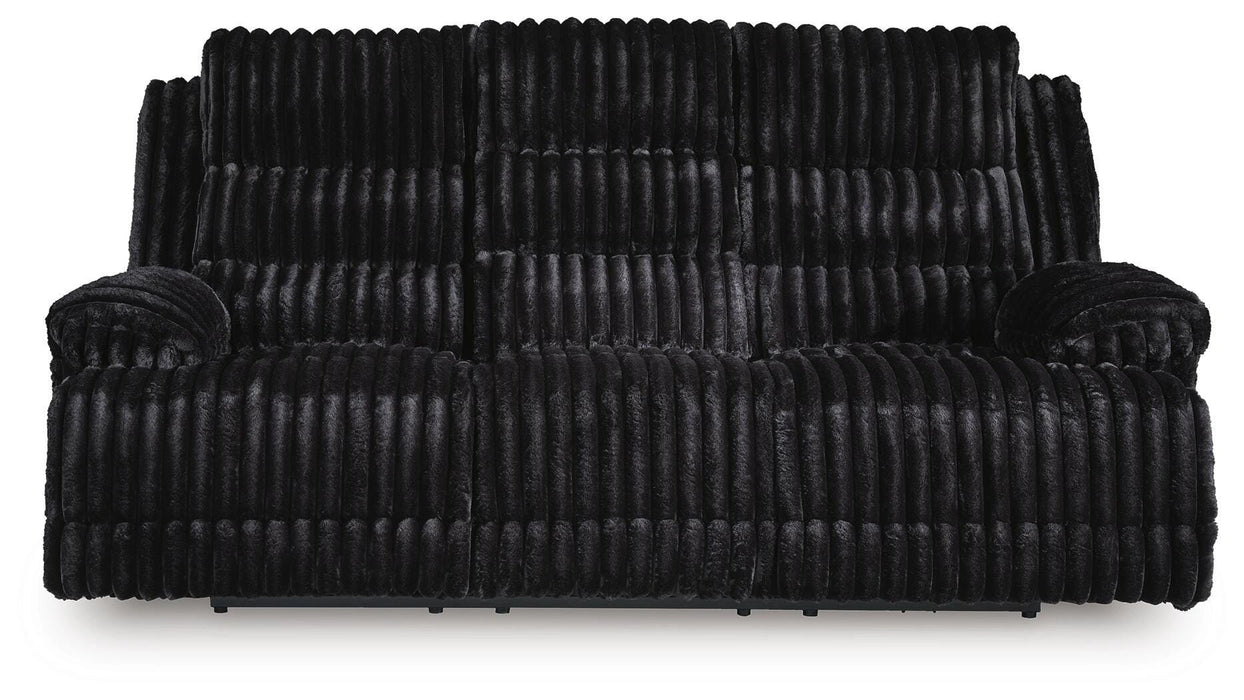 Rhine Falls Power Reclining Sofa with Drop Down Table - Dream Home Furniture & Mattress (Waite Park, MN)