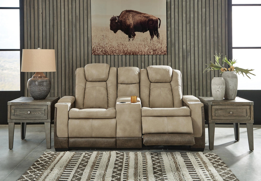 Next-Gen DuraPella Power Reclining Loveseat with Console - Dream Home Furniture & Mattress (Waite Park, MN)