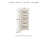 Cambeck Narrow Chest of Drawers - Dream Home Furniture & Mattress (Waite Park, MN)