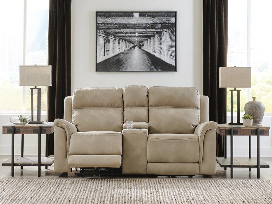 Next-Gen DuraPella Power Reclining Loveseat with Console - Dream Home Furniture & Mattress (Waite Park, MN)