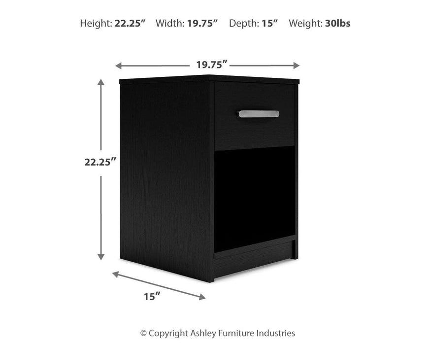 Finch Nightstand - Dream Home Furniture & Mattress (Waite Park, MN)