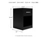 Finch Nightstand - Dream Home Furniture & Mattress (Waite Park, MN)