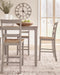 Harperfeld Counter Height Dining Table and 4 Counter Stools - Dream Home Furniture & Mattress (Waite Park, MN)