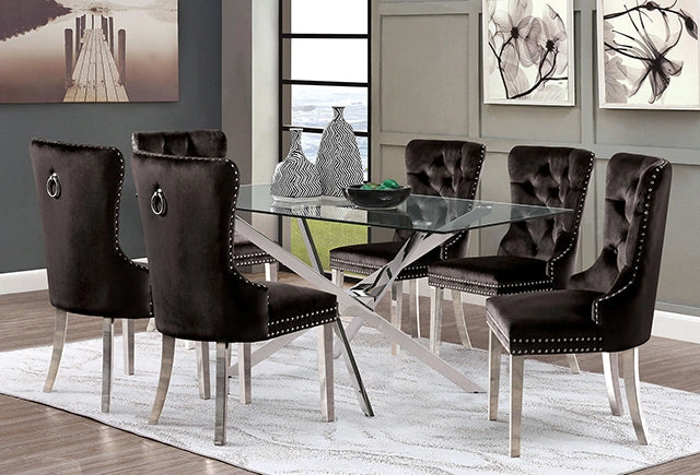 Silveria 7 Pc Dining Table Set - Dream Home Furniture & Mattress (Waite Park, MN)
