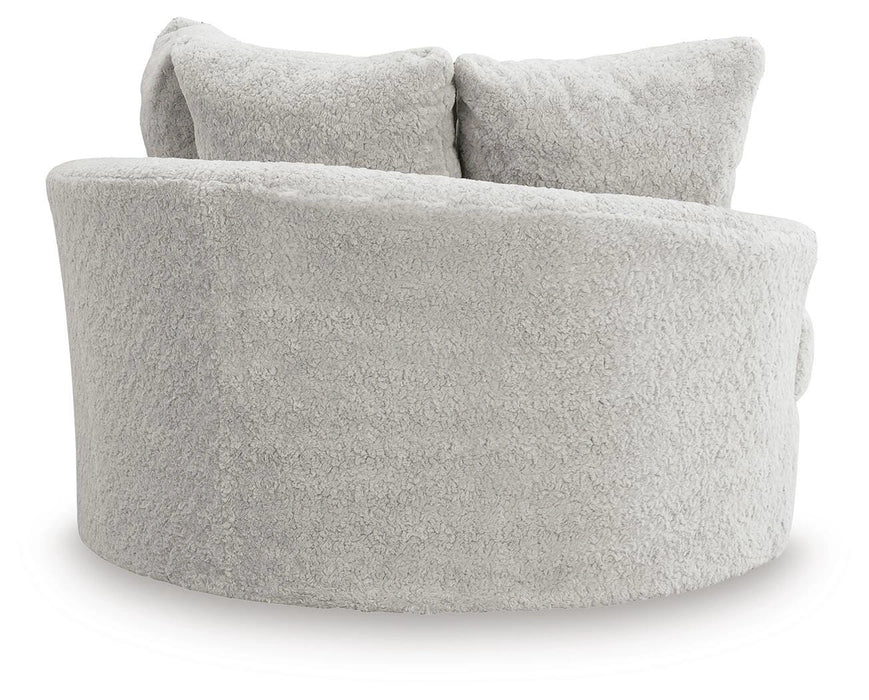 Cuddle Plush Oversized Swivel Accent Chair - Dream Home Furniture & Mattress (Waite Park, MN)
