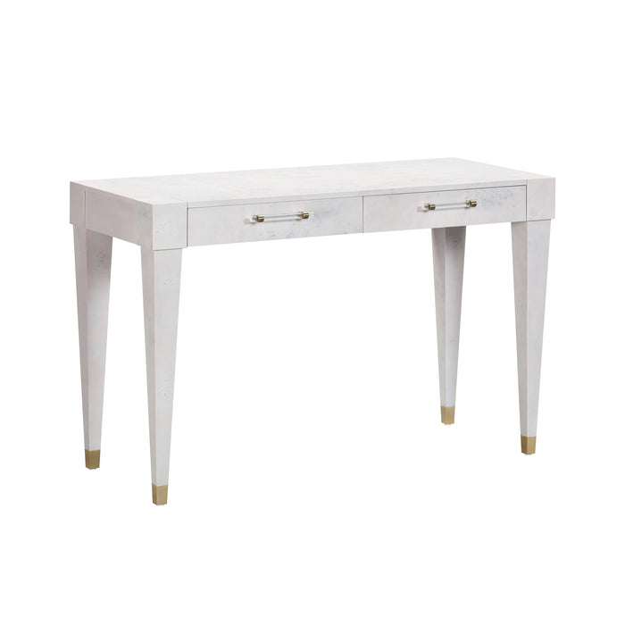 Brandyss 48" Burl 2-Drawer Work Desk