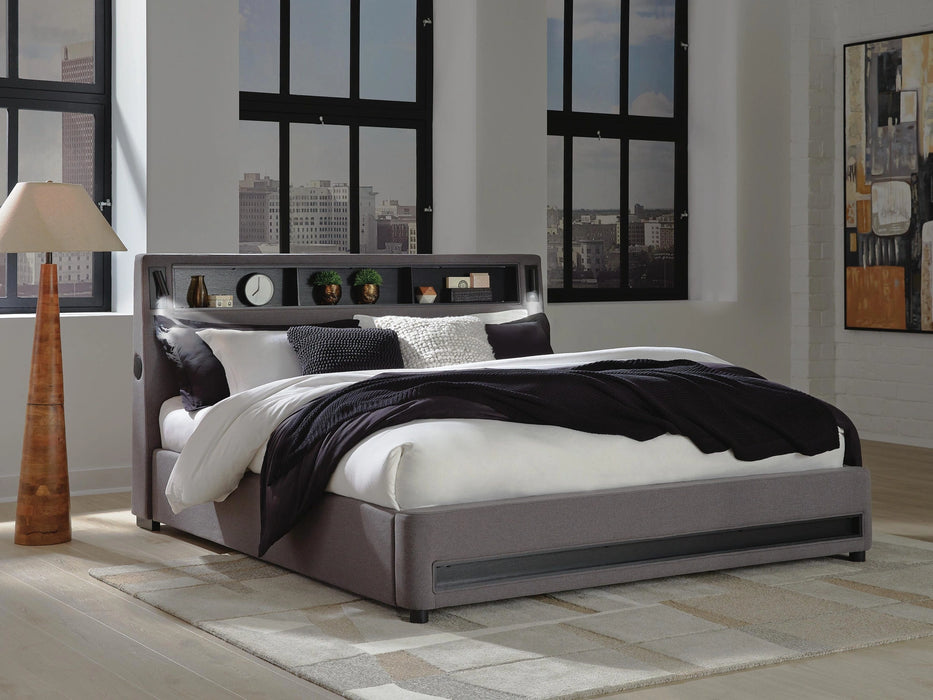 Verishaw Upholstered Bed - Dream Home Furniture & Mattress (Waite Park, MN)
