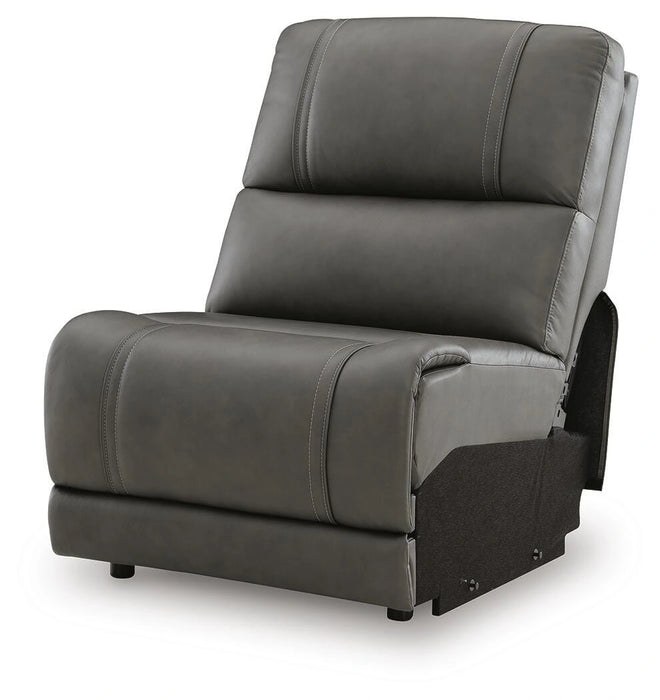5Z - Pittson Power Reclining Sectional - Dream Home Furniture & Mattress (Waite Park, MN)