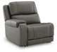 5Z - Pittson Power Reclining Sectional - Dream Home Furniture & Mattress (Waite Park, MN)