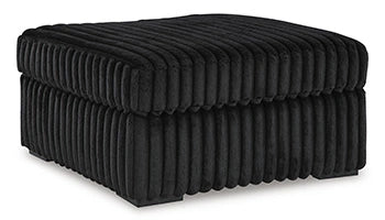 Midnight-Madness Oversized Accent Ottoman - Dream Home Furniture & Mattress (Waite Park, MN)