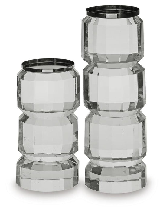 Brentley Candle Holder Set (Set of 2) - Dream Home Furniture & Mattress (Waite Park, MN)
