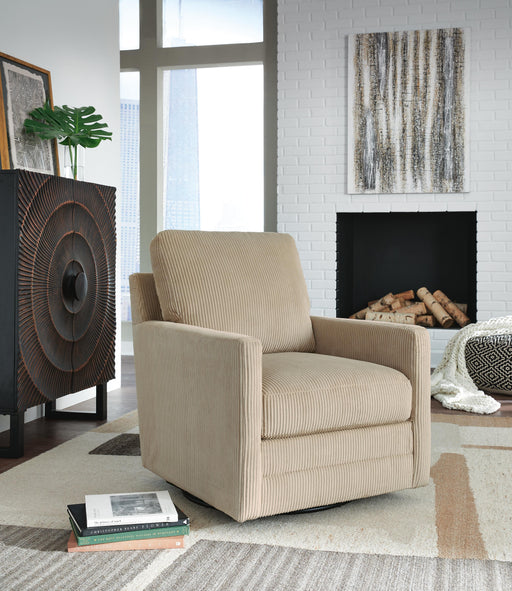 Icaman Swivel Accent Chair - Dream Home Furniture & Mattress (Waite Park, MN)