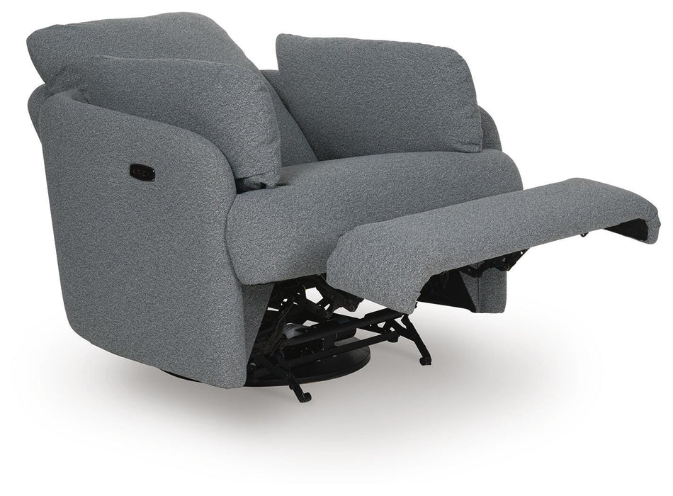 Alainmont Next-Gen Nuvella Swivel Power Recliner - Dream Home Furniture & Mattress (Waite Park, MN)