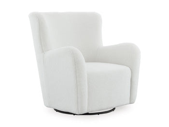 Rowenburg Swivel Glider Accent Chair - Dream Home Furniture & Mattress (Waite Park, MN)