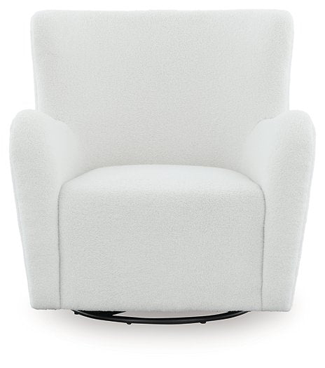 Rowenburg Swivel Glider Accent Chair - Dream Home Furniture & Mattress (Waite Park, MN)