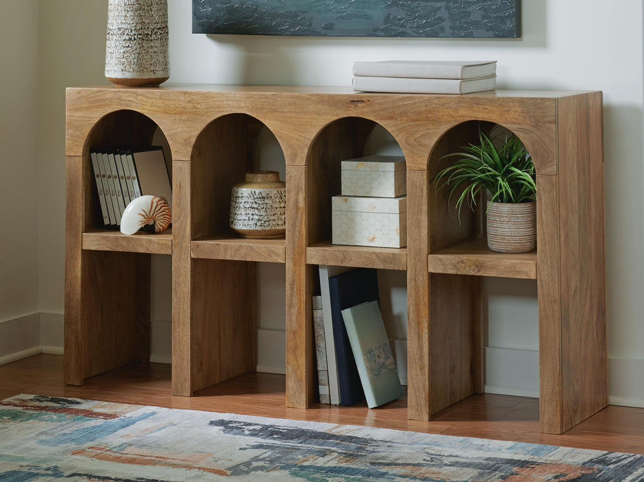 Luzmanacy Console Sofa Table - Dream Home Furniture & Mattress (Waite Park, MN)