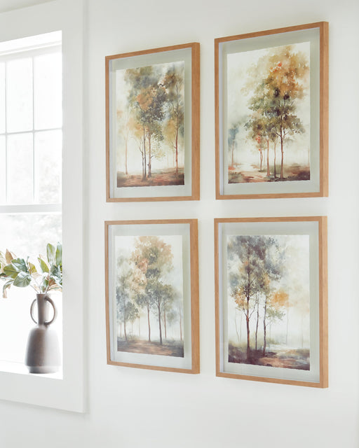 Bryneford Wall Art (Set of 4) - Dream Home Furniture & Mattress (Waite Park, MN)