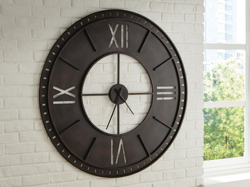 Lytle Wall Clock - Dream Home Furniture & Mattress (Waite Park, MN)