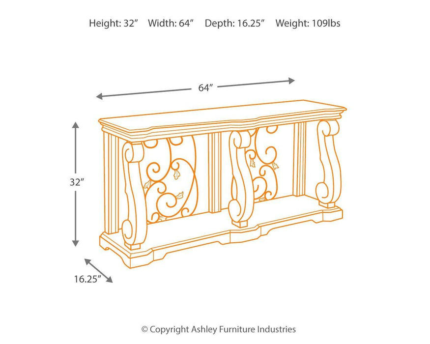 Alymere - Sofa Table