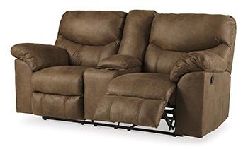 Boxberg Reclining Loveseat with Console